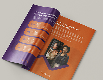 Impresso da marca Veva TV