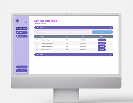 Computador com o software Integramente